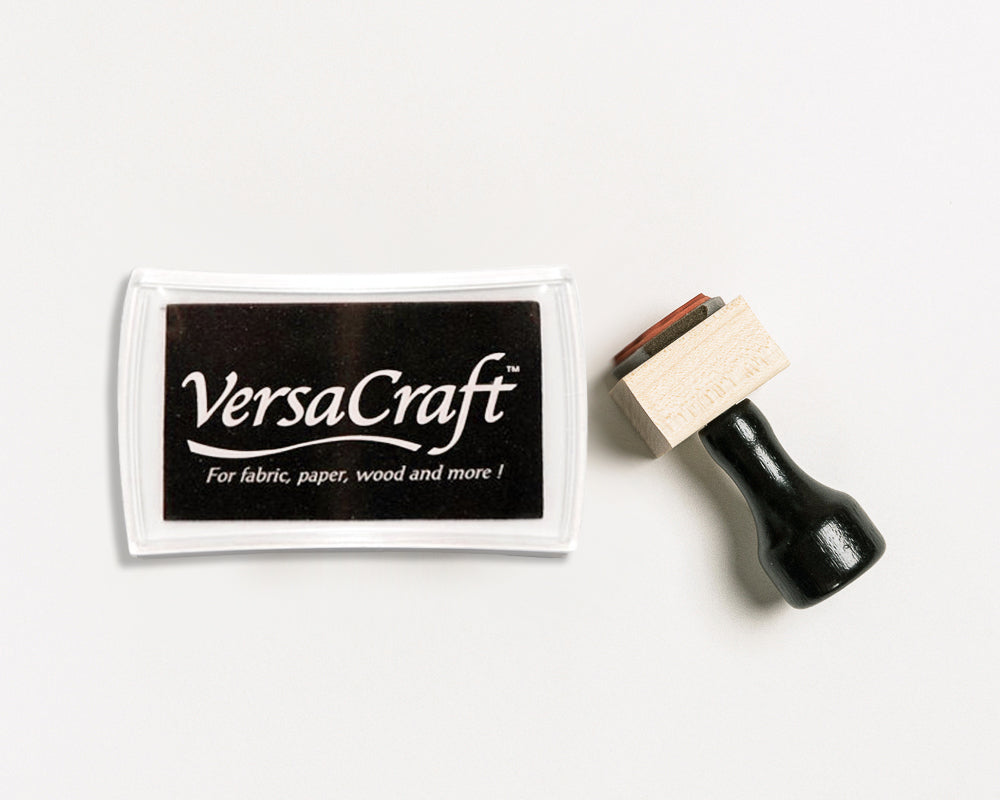 VersaCraft Black Ink Pads for Rubber Stamps | Used on Fabric, Paper, Wood || Heirloom Seals