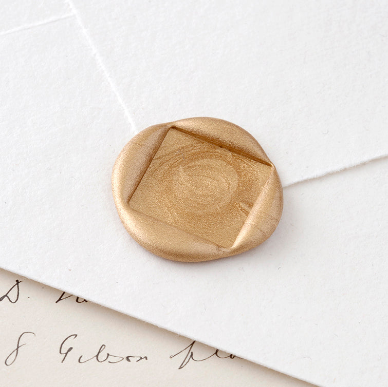 Blank Square Wax Seal Stamp