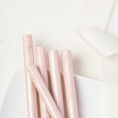 'Blush' - Pink Glue Gun Sealing Wax Sticks - Single Stick