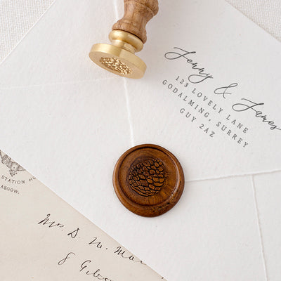 PINECONE - WAX SEAL STAMP