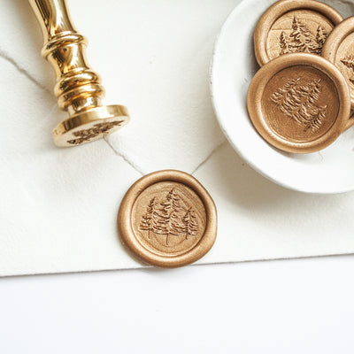 Christmas Fir Trees Wax Seals |  Believe Christmas Collection | Heirloom Seals