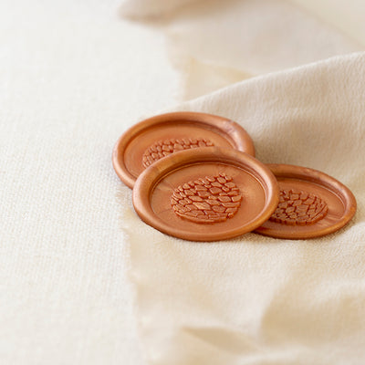 PINECONE - SELF-ADHESIVE WAX SEALS