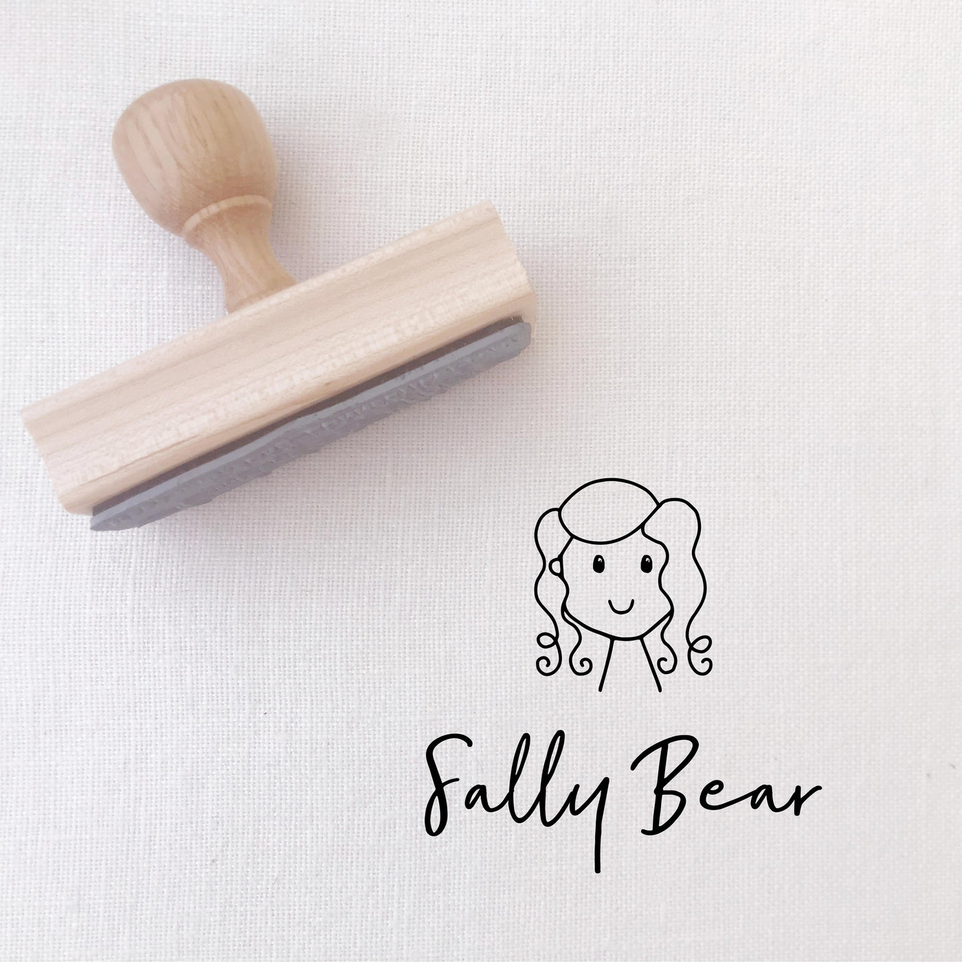 Childrens Character Name Rubber Stamp for Kid Artist Gift | Custom Character Stamp | Heirloom Seals