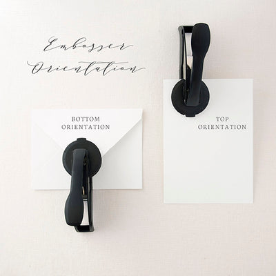 CALLIGRAPHY SCRIPT MONOGRAM EMBOSSER - KAYLEE