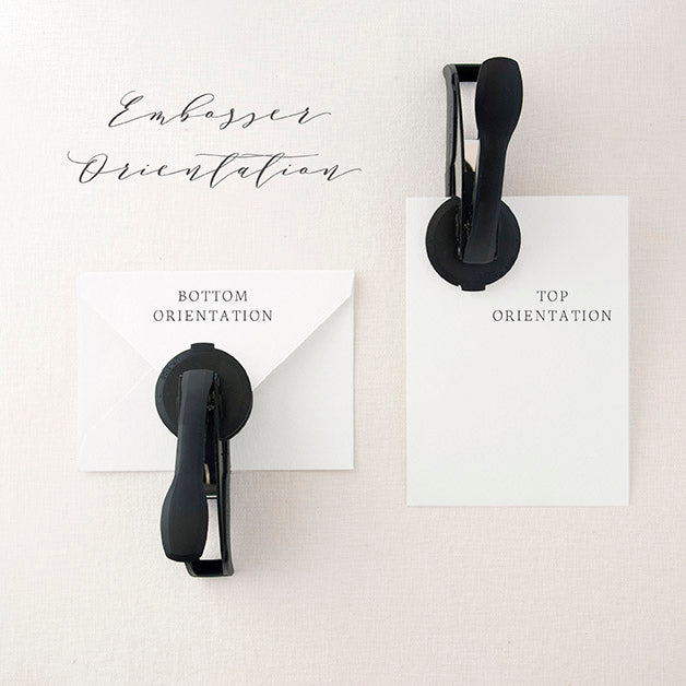 CALLIGRAPHY SCRIPT MONOGRAM EMBOSSER - CAMILA