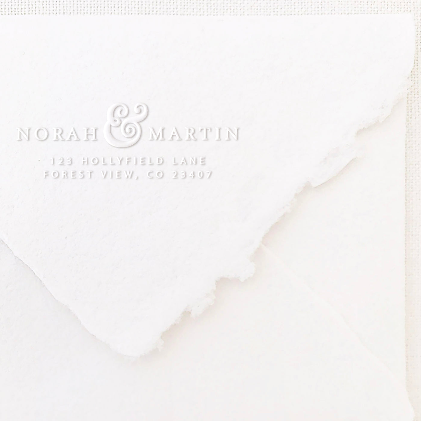 ELEGANT CLASSIC RETURN ADDRESS EMBOSSER - GEORGINA
