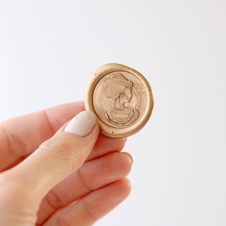 CAMEO SILHOUETTE - WAX SEAL STAMP