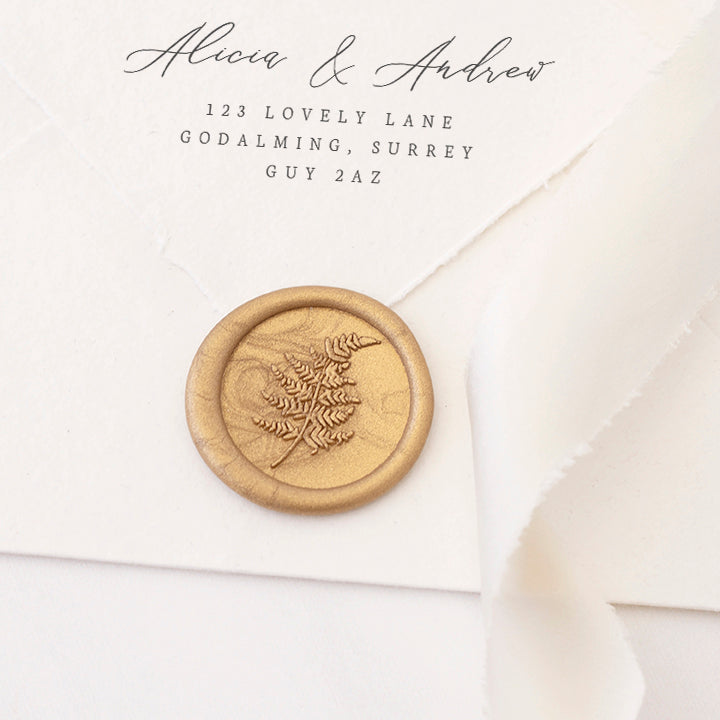 FERN - SELF-ADHESIVE WAX SEALS