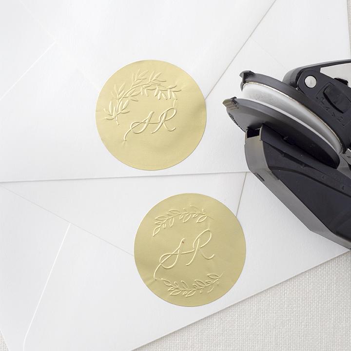 GOLD Metallic Foil Stickers - Certificate Wafer Seals - 1 Pack (30 Sti –  Heirloom Seals
