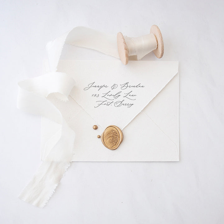 LEAF - SELF ADHESIVE WAX SEALS OVAL