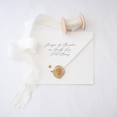 LEAF - SELF ADHESIVE WAX SEALS OVAL