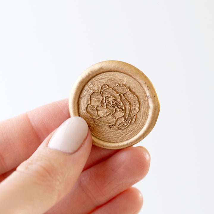 PEONY - SELF-ADHESIVE WAX SEALS