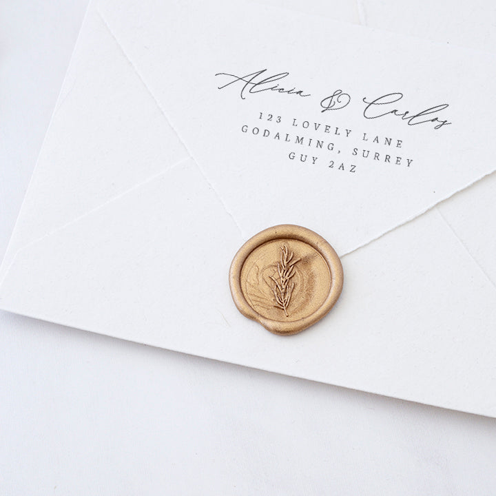 ROSEMARY - SELF-ADHESIVE WAX SEALS