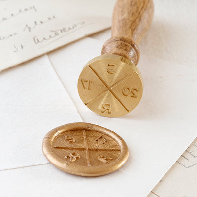 SAVE THE DATE SELF-ADHESIVE WAX SEALS - TRAVEL