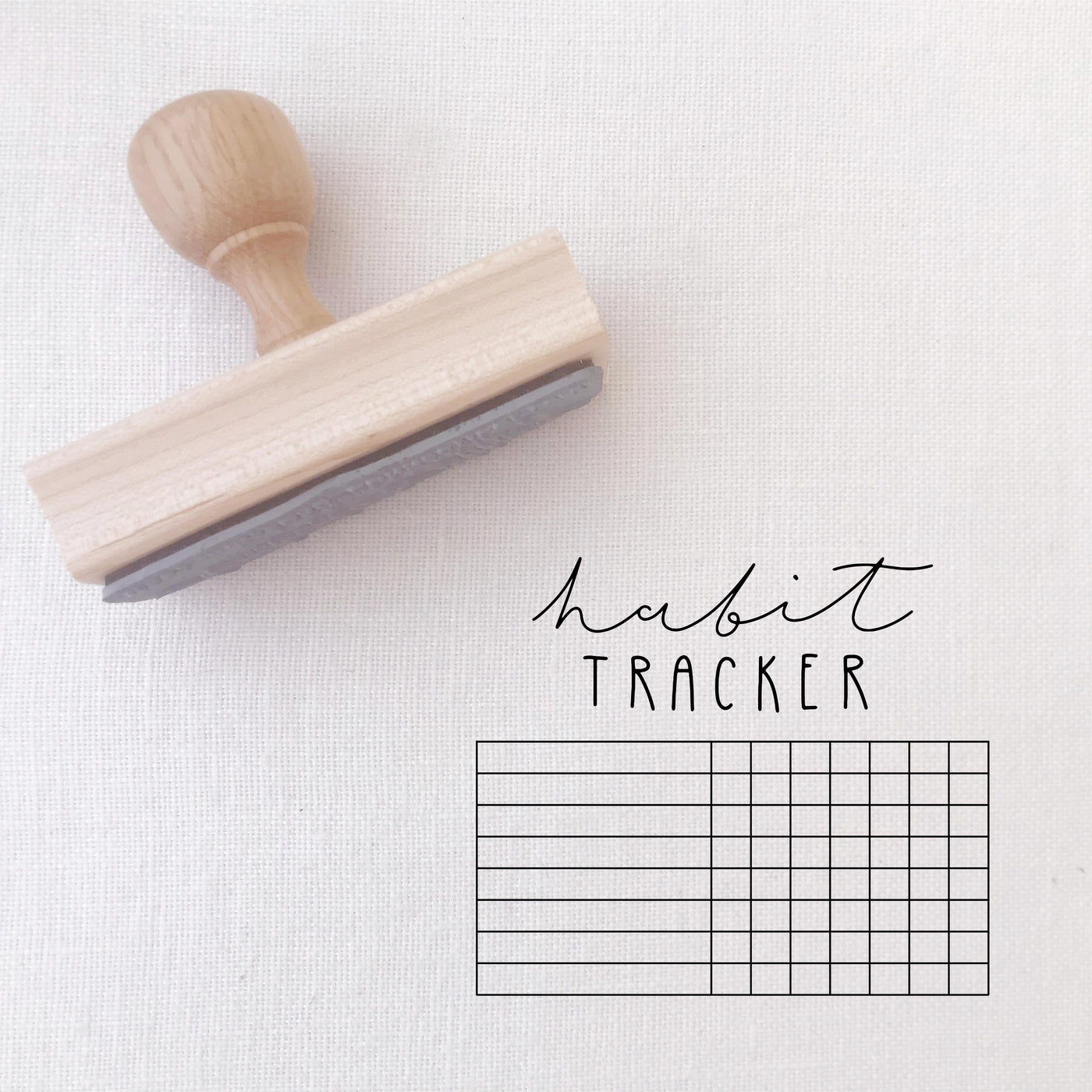 Rubber Stamp Habit Tracker Circle 