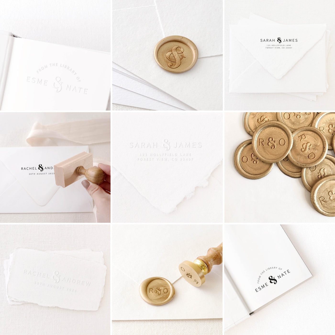 MINIMAL MONOGRAM EMBOSSER - HARPER