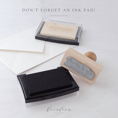 Add an Ink Pad to your Rubber Stamp | Heirloom Seals