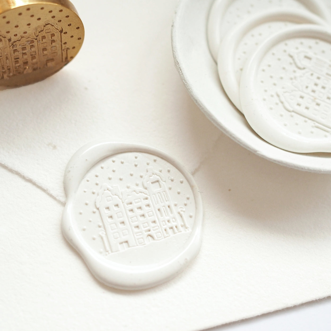 SNOWY VILLAGE WAX SEAL STAMP - 'BELIEVE' CHRISTMAS COLLECTION