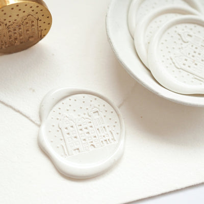 SNOWY VILLAGE WAX SEAL STAMP - 'BELIEVE' CHRISTMAS COLLECTION