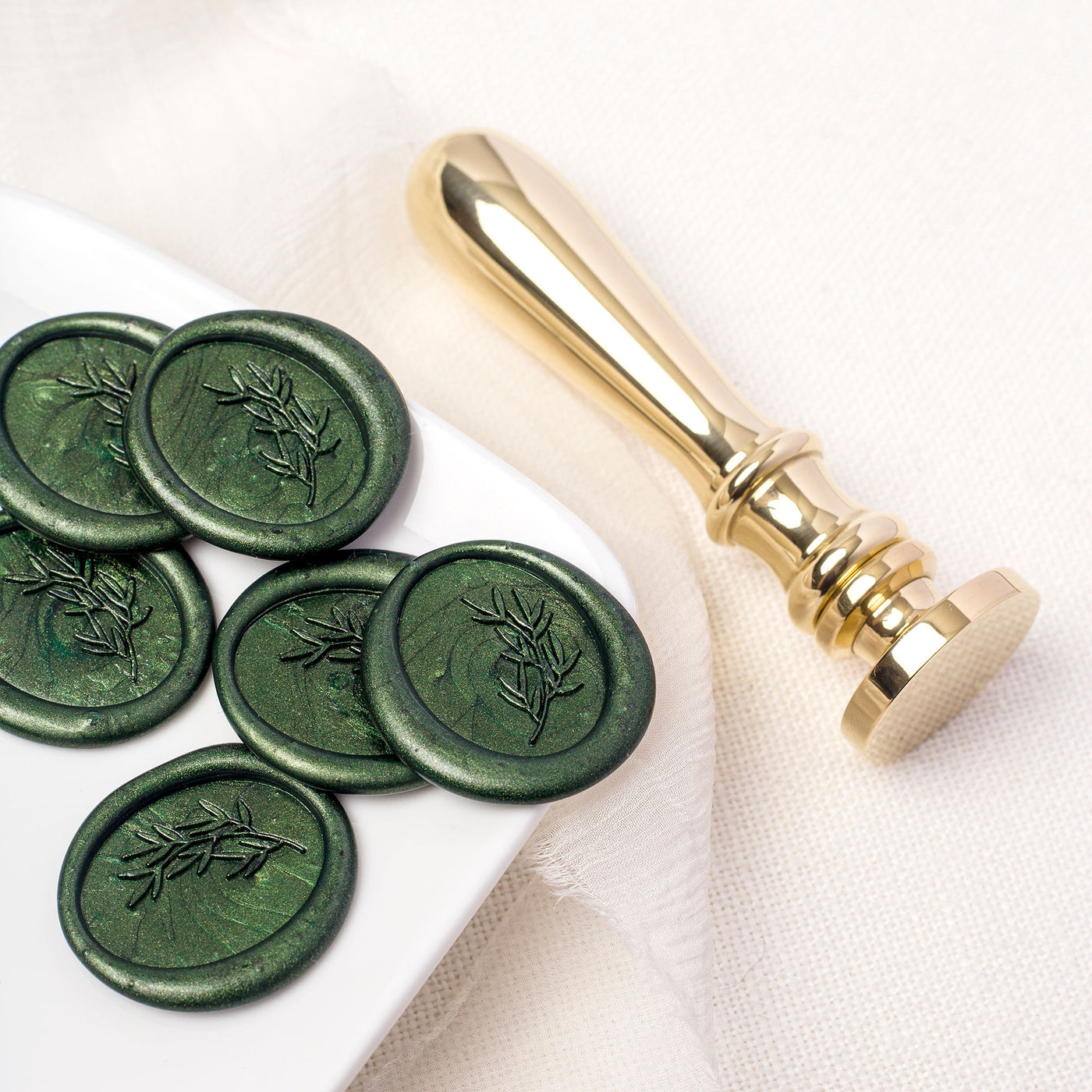 'Moss' - Green Glue Gun Sealing Wax Sticks - Single Stick