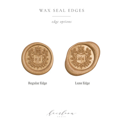 FALLING LEAVES OVAL SELF-ADHESIVE WAX SEALS - KIMBERLEY