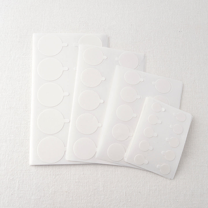 backing stickers with easy pull tub for wax seals - various sizes available