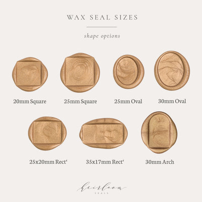 FALLING LEAVES OVAL SELF-ADHESIVE WAX SEALS - KIMBERLEY