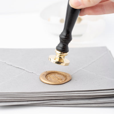 WEDDING RINGS WAX SEAL STAMP - WORTH THE WAIT