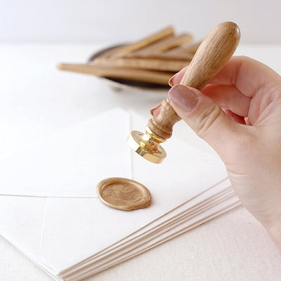 CALLIGRAPHY SCRIPT WAX SEAL STAMP - WORTH THE WAIT