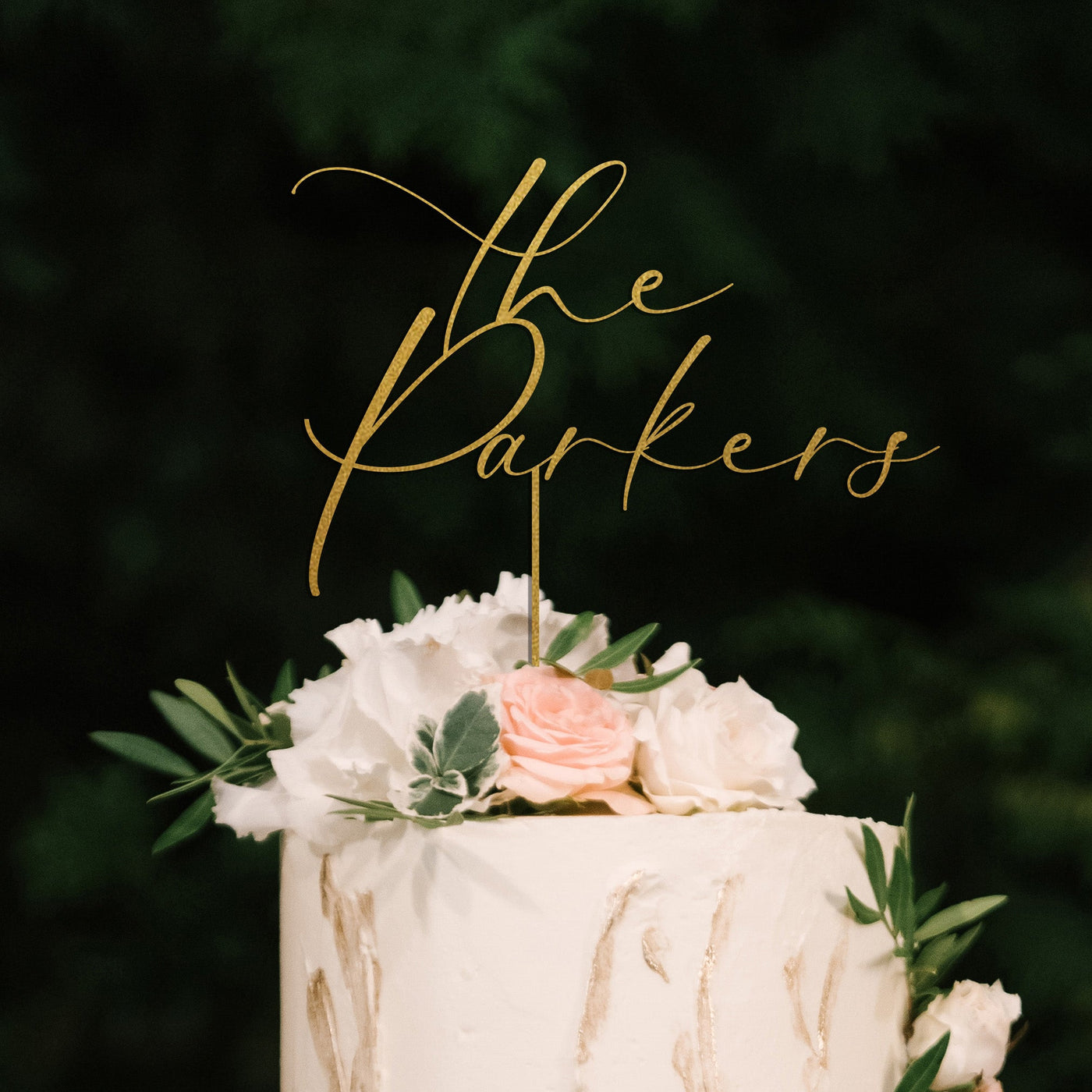 Classic Wedding Cake Topper - HM03