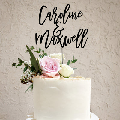 Boho Wedding Cake Topper - HM04