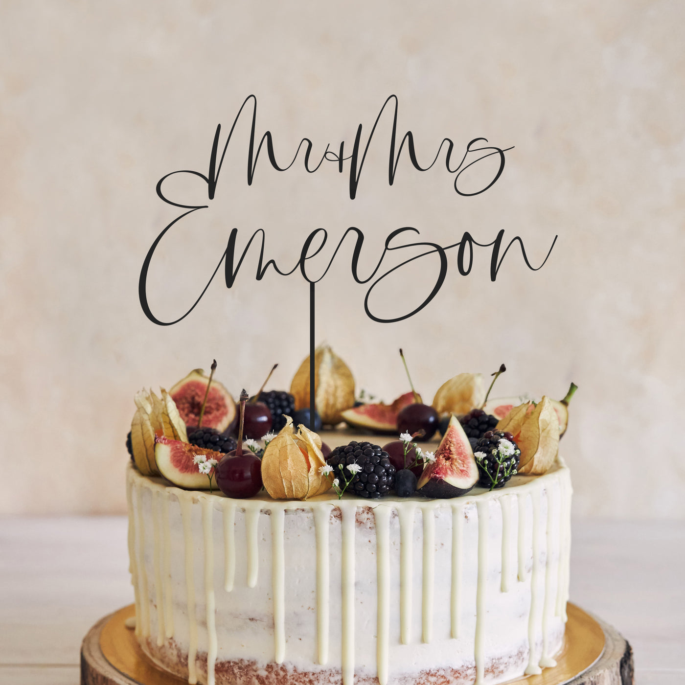 Customised Wedding Cake Topper - HM13