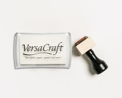VersaCraft White Ink Pads for Rubber Stamps | Used on Fabric, Paper, Wood || Heirloom Seals
