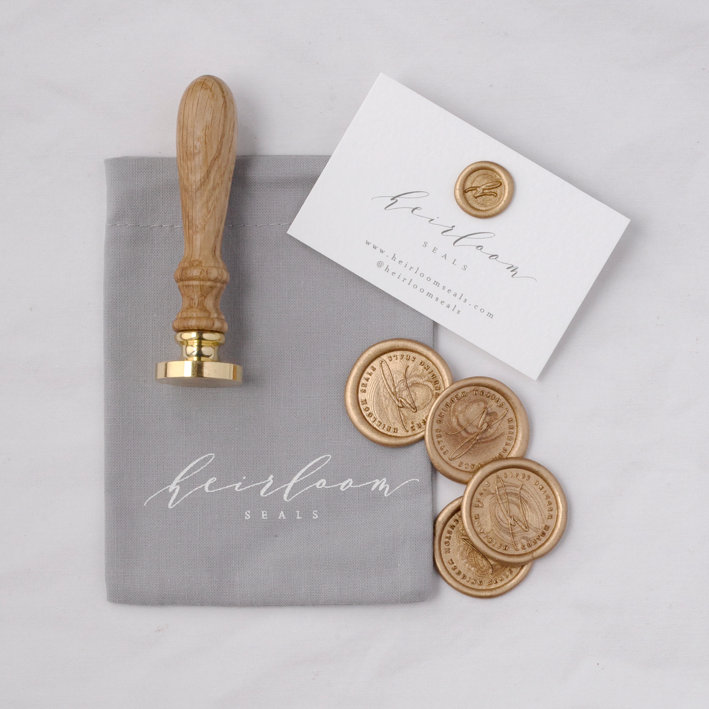 Olive Branches Wax Seal Stamp with Gold Wax Sticks – Written Word