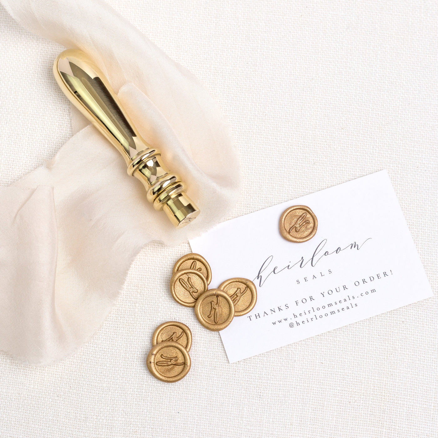 Gold Mini Wax Seals | Heirloom Seals